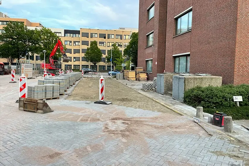 Nieuwbouw straatwerk woonrijp maken Bogaard Infra BV